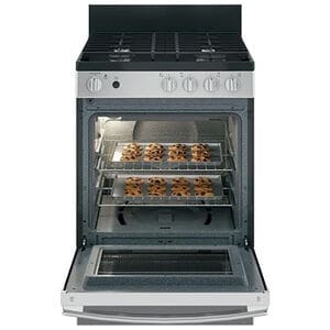 GE 24 in. 2.9 cu. ft. Gas Range with 4 Sealed Burners - Stainless Steel, , hires