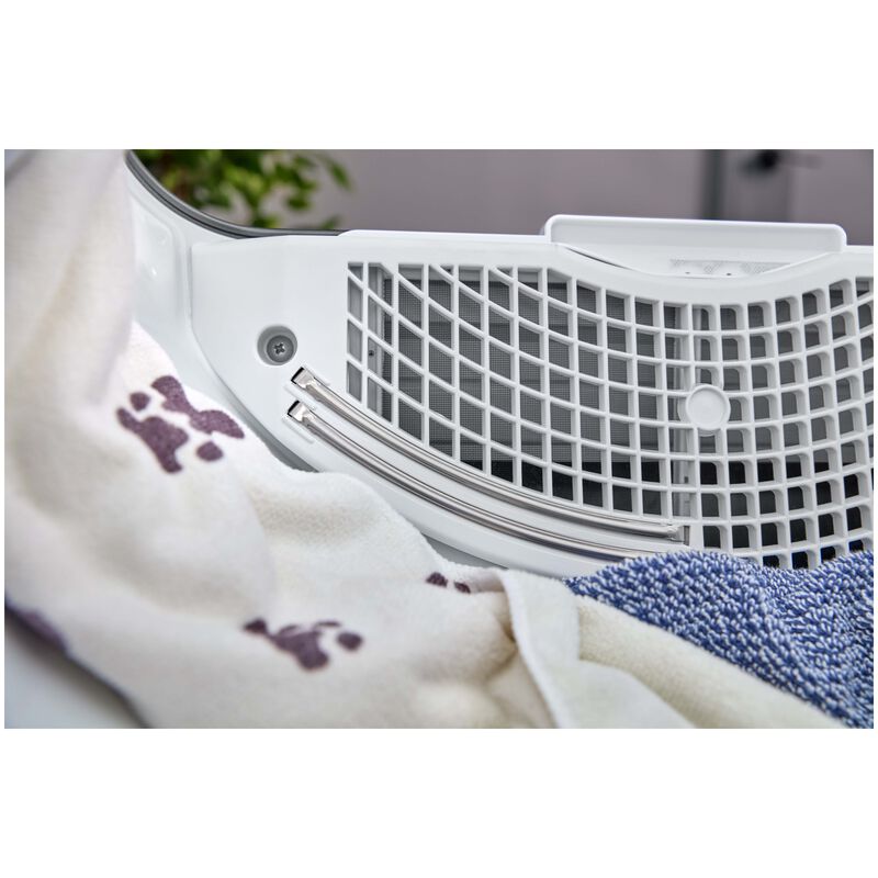 Maytag 27 in. 7.4 cu. ft. Smart Electric Dryer with Pet Pro Option, Sensor Dry, Sanitize & Steam Cycle - Classic Silver, , hires