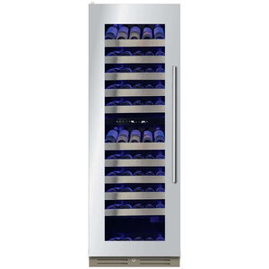 XO 24 in. Built-In/Freestanding 15.0 cu. ft. Wine Cooler with 119 Bottle Capacity, Dual Temperature Zone & Digital Control - Stainless Steel, , hires