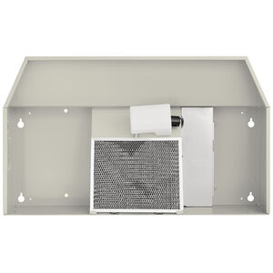 Broan BUEZ1 Series 21 in. Standard Style Range Hood with 2 Speed Settings & 1 Incandescent Light - White, , hires