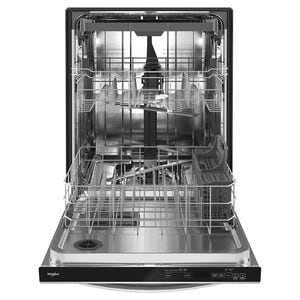 Whirlpool 24 in. Top Control Dishwasher with 47 dBa Sound Level & 3rd-Rack - Fingerprint Resistant Stainless, Fingerprint Resistant Stainless, hires