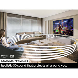 Samsung 5.1 Channel Sound Bar with Bluetooth & Wireless Subwoofer - Black, , hires