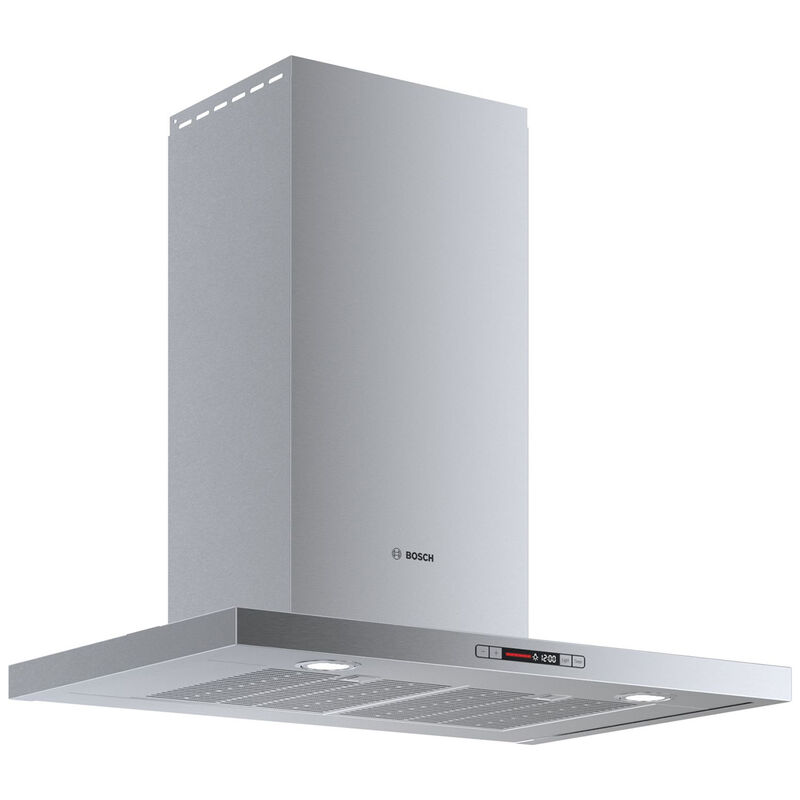 Bosch 500 Series 30 in. Chimney Style Range Hood with 4 Speed Settings, 600 CFM, Convertible Venting & 2 Halogen Lights - Stainless Steel, , hires