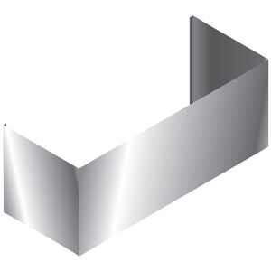 XO 30 in. Optional Duct Cover Fits 8 in. Ceiling - Stainless, , hires