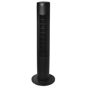 Lifesmart 40 in. Oscillating Tower Fan with 3 Speed Settings & Remote Control - Black, , hires