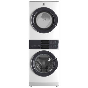Electrolux 27 in. 4.4 cu. ft. Gas Front Load Laundry Center with LuxCare Wash & Moisture Sensor Dry - White, , hires