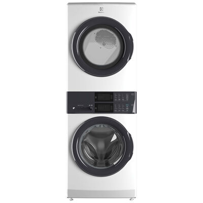 Electrolux 27 in. 4.4 cu. ft. Gas Front Load Laundry Center with LuxCare Wash & Moisture Sensor Dry - White | ELTG7300AW