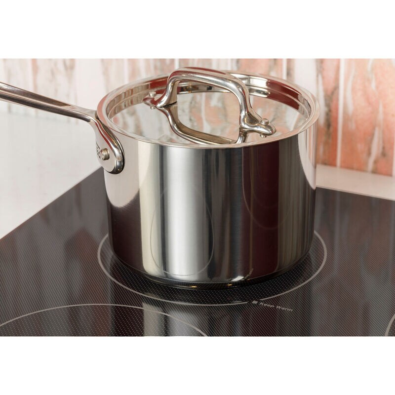 GE 36 in. 5-Burner Electric Cooktop with Simmer Burner & Power Burner - Black, , hires