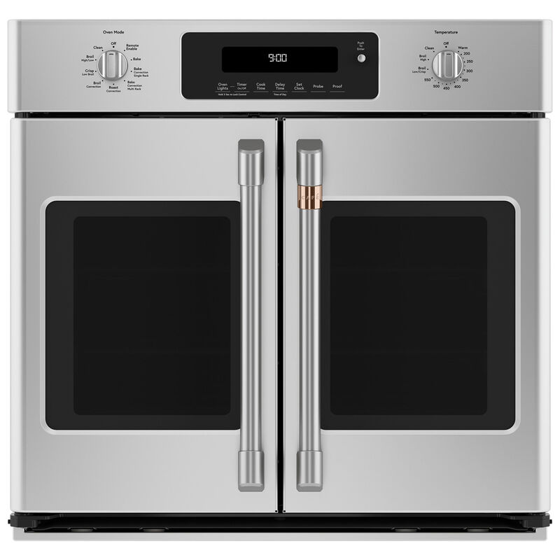 Cafe Handle Kit for French Door Wall Ovens - Brushed Stainless, , hires