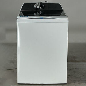 GE Profile 28" 5.0 Cu. Ft. Top Loading Washer with 12 Wash Programs, 9 Wash Options & Sanitize with Oxi - White (Open Box Fair Condition), , hires