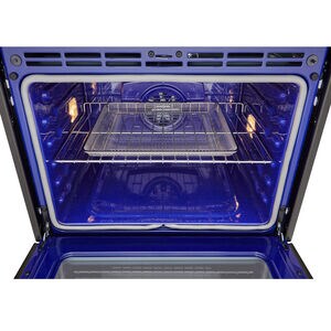 LG 30 in. 6.4 cu. ft. Electric Smart Oven/Microwave Combo Wall Oven with Standard Convection & Self Clean - PrintProof Black Stainless Steel, , hires