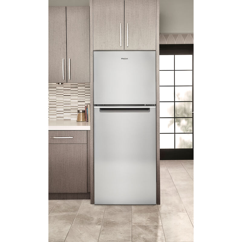 Whirlpool 24 in. 11.6 cu. ft. Counter Depth Top Freezer Refrigerator - Stainless Steel, Stainless Steel, hires