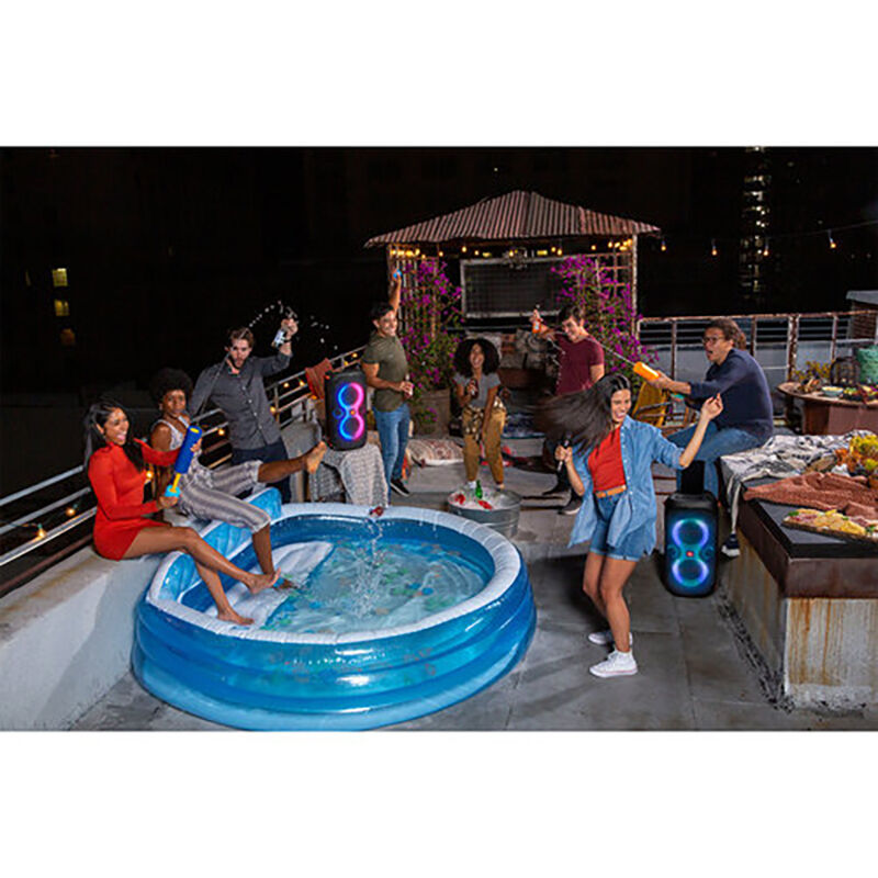 JBL PartyBox 110 design lights | Son Portable & splashproof P.C. and Richard sound, built-in powerful 160W party with speaker