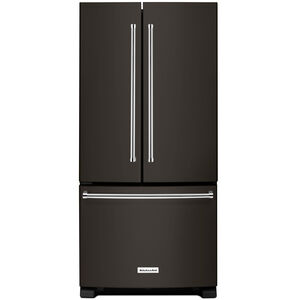 KitchenAid 33 in. 22.1 cu. ft. French Door Refrigerator with Internal Water Dispenser - Black Stainless Steel with PrintShield Finish, Black Stainless Steel with PrintShield Finish, hires