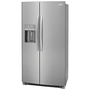Frigidaire Gallery 36 in. 25.6 cu. ft. Side by Side Refrigerator with Ice & Water Dispenser - Stainless Steel, Stainless Steel, hires