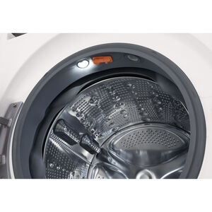 LG 27 in. 5.0 cu. ft. Smart Stackable Front Load Washer with TurboWash 360, AI DD Built-In Intelligence, Sanitize & Steam Cycle - Alpine White, , hires