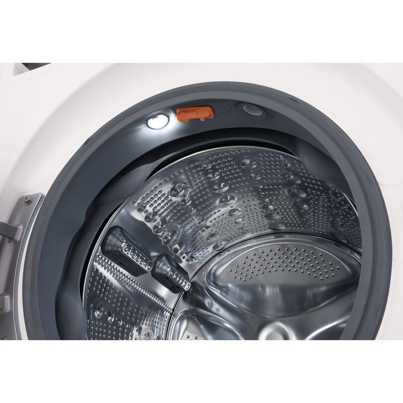 LG 27 in. 5.0 cu. ft. Smart Stackable Front Load Washer with TurboWash 360, AI DD Built-In Intelligence, Sanitize & Steam Cycle - Alpine White, , hires
