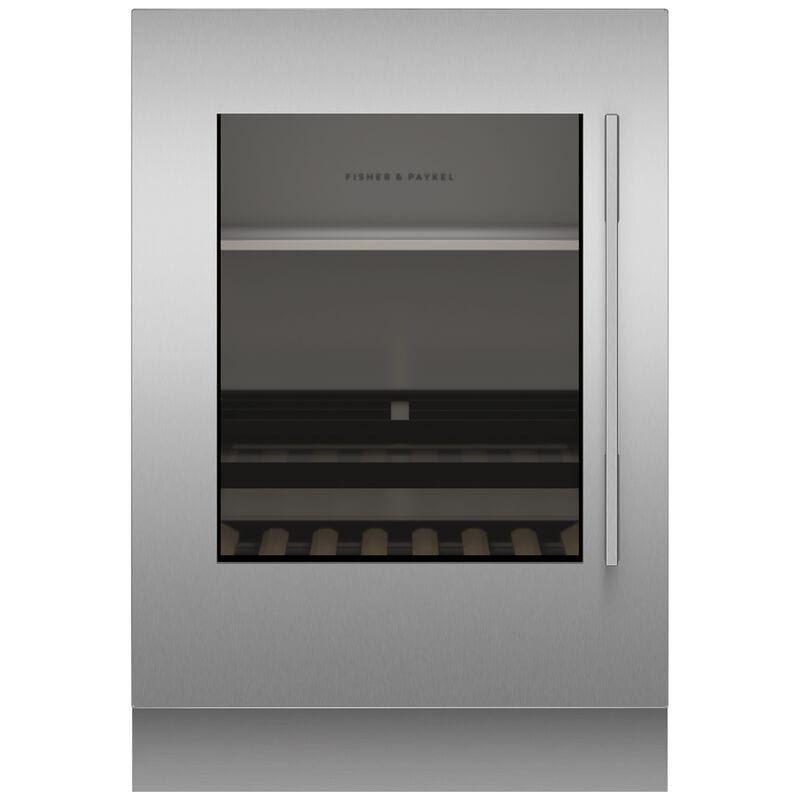 Fisher & Paykel 24 in. Built-In 4.6 cu. ft. Compact Beverage Center with Pull-Out Shelves & Digital Control - Custom Panel Ready, , hires