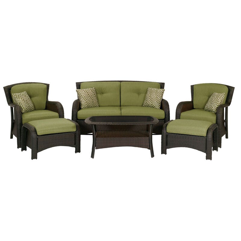 Deep seating wicker deals patio furniture
