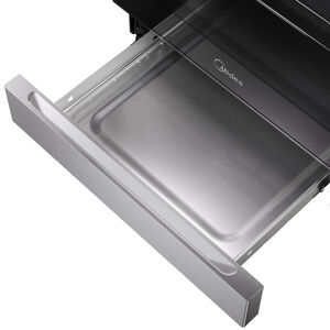 Midea 30 in. 6.3 cu. ft. Electric Range with Radiant Burners - Stainless Steel, Stainless Steel, hires