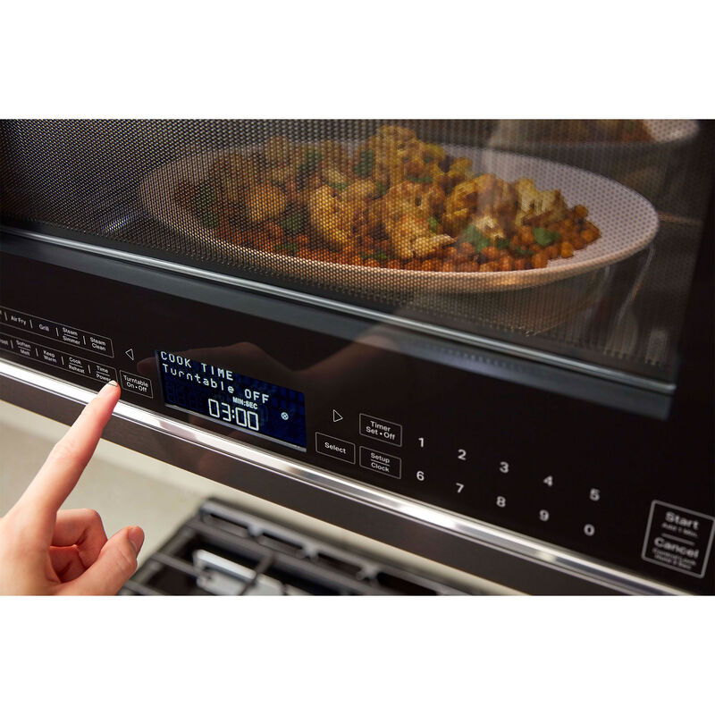 KitchenAid 30 in. 1.9 cu. ft. Over-the-Range Microwave with 10 Power Levels, 400 CFM & Sensor Cooking Controls - Stainless Steel, , hires