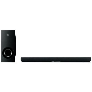Yamaha 2.1 Channel Dolby Atmos Sound Bar with Bluetooth & Wireless Subwoofer - Black, , hires