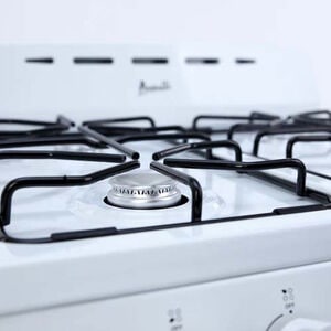 Avanti 24 in. 2.6 cu. ft. Gas Range with Open Burners - White, , hires