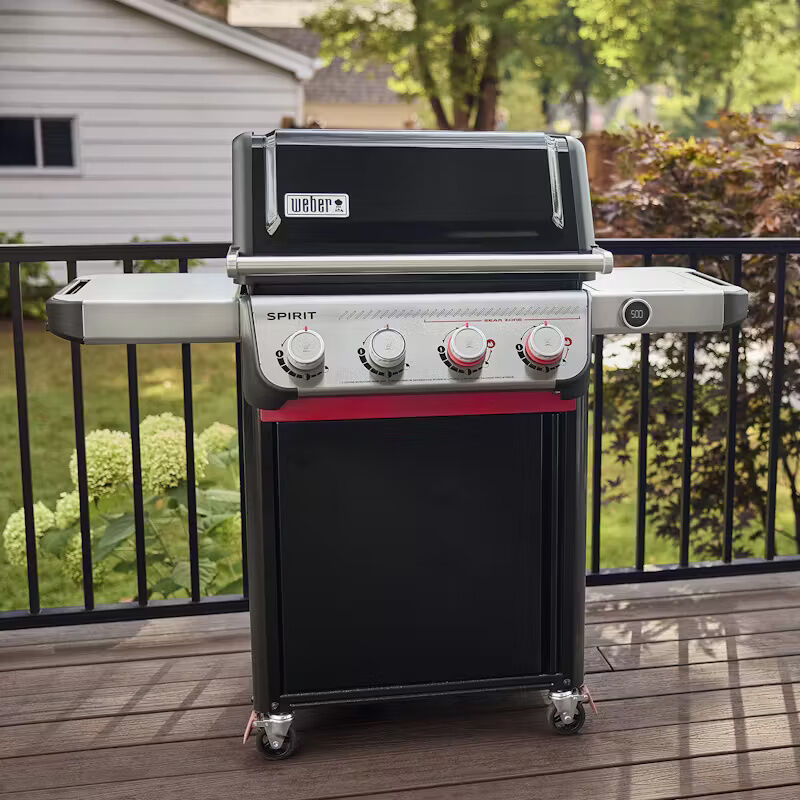 Weber Spirit EP-425 4-Burner Liquid Propane Gas Grill with Snap Jet Ignition System & Sear Burner - Black, , hires