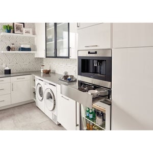 Asko Logic Series 23 in. 5.1 cu. ft. Stackable Electric Dryer with Sensor Dry - White, White, hires