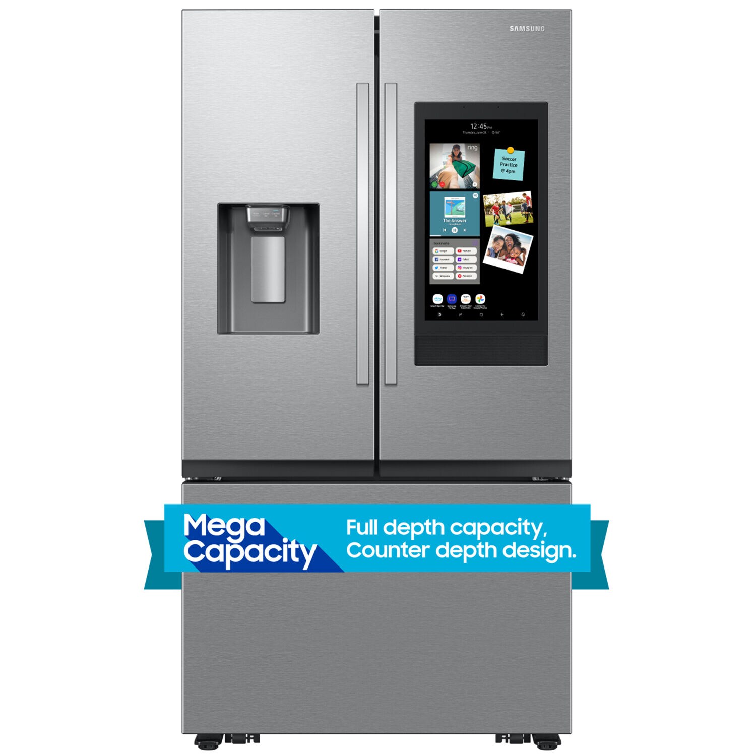 Refrigerator with smart hub sale