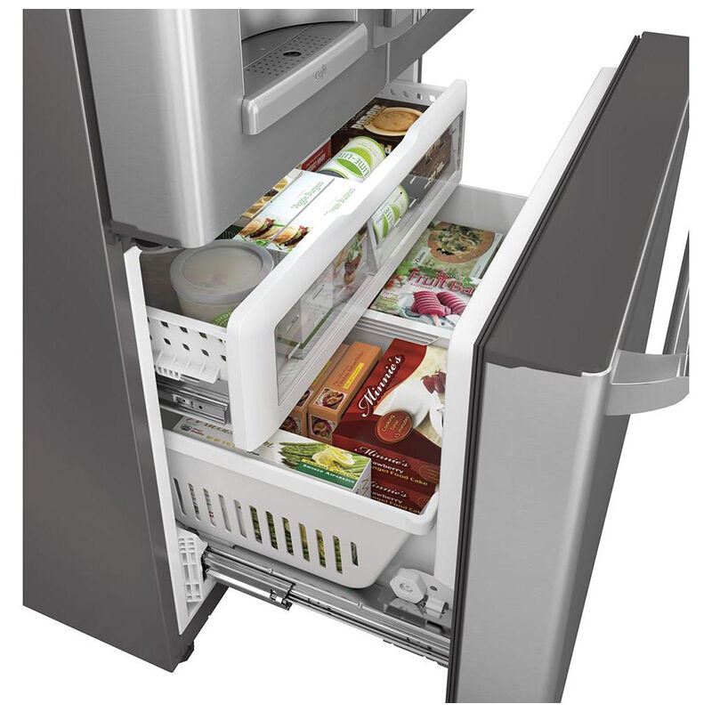 Cafe 27.8 Cu. Ft. French Door Refrigerator - Stainless Steel, , hires