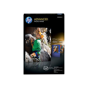 HP Advanced 4 X 6 Glossy 100 Count Photo Paper, , hires