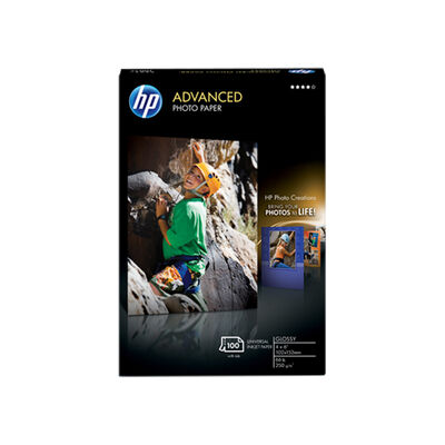 HP Advanced 4 X 6 Glossy 100 Count Photo Paper | Q6638A