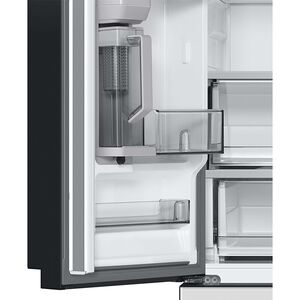 Samsung Bespoke 36 in. 30.1 cu. ft. Smart French Door Refrigerator with Internal Water AutoFill Pitcher - White Glass, White Glass, hires