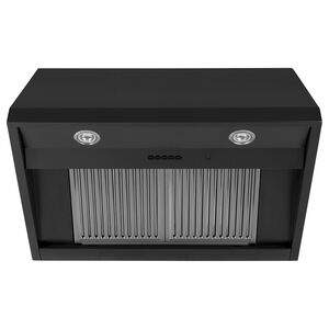 Cafe 30 in. Smart Convertible Canopy Pro Style Style Range Hood with 610 CFM, 4 Fan Speeds & 2 LED Lights - Matte Black, , hires