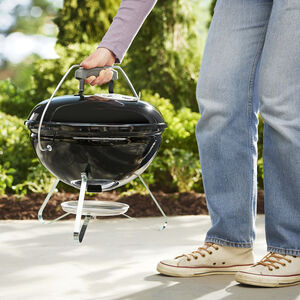 Weber Smokey Joe 14 in. Portable Charcoal Grill - Black, , hires