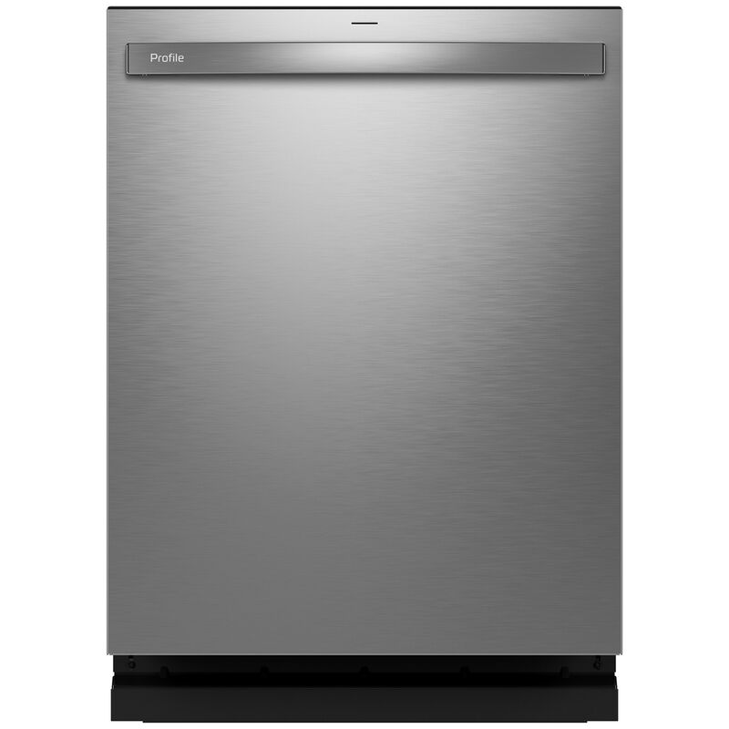 GE Profile 24 in. Top Control Smart Dishwasher with 44 dBa Sound Level, 3rd-Rack & Dry Boost - Fingerprint Resistant Stainless, , hires
