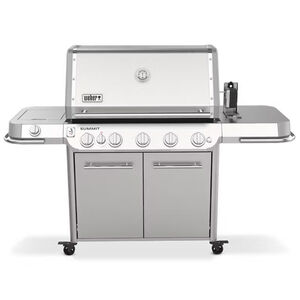 Weber Summit FS38 S Series 5-Burner Liquid Propane Gas Grill with Side Burner, Rotisserie & Smoker Box - Stainless Steel, , hires