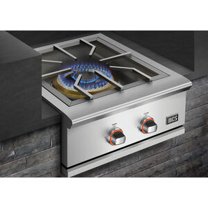 DCS Series-9 24 in. Natural Gas Power Side Burner - Stainless Steel, , hires