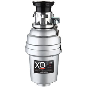 XO 1 HP Batch Feed Waste Disposer with QuickKonnect Mount, 2500 RPM, Anti-Jam & Noise Reducing Insulation - Stainless Steel, , hires