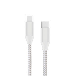 Helix USB-C to USB-C 5ft Cable - White, White, hires