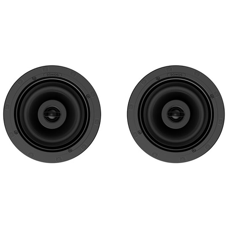 Sonos Architectural 6-1/2" Passive 2-Way In-Ceiling Speakers (Set) - White, , hires