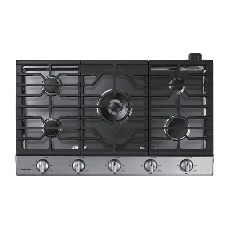 Samsung 36" Gas Smart Cooktop with 5 Sealed Burners & Griddle