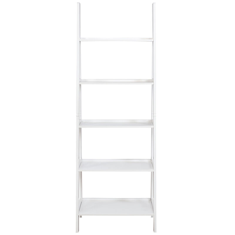 Rossland 72" Ladder Shelf - White, , hires