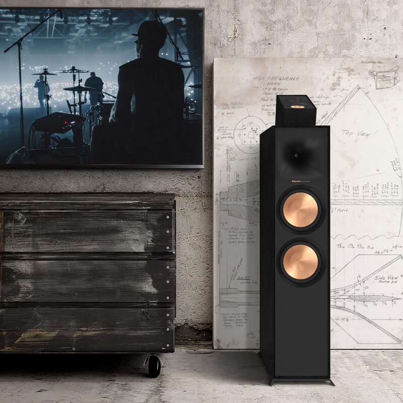 Klipsch Dolby Atmos Surround Sound Speakers - Black, , hires