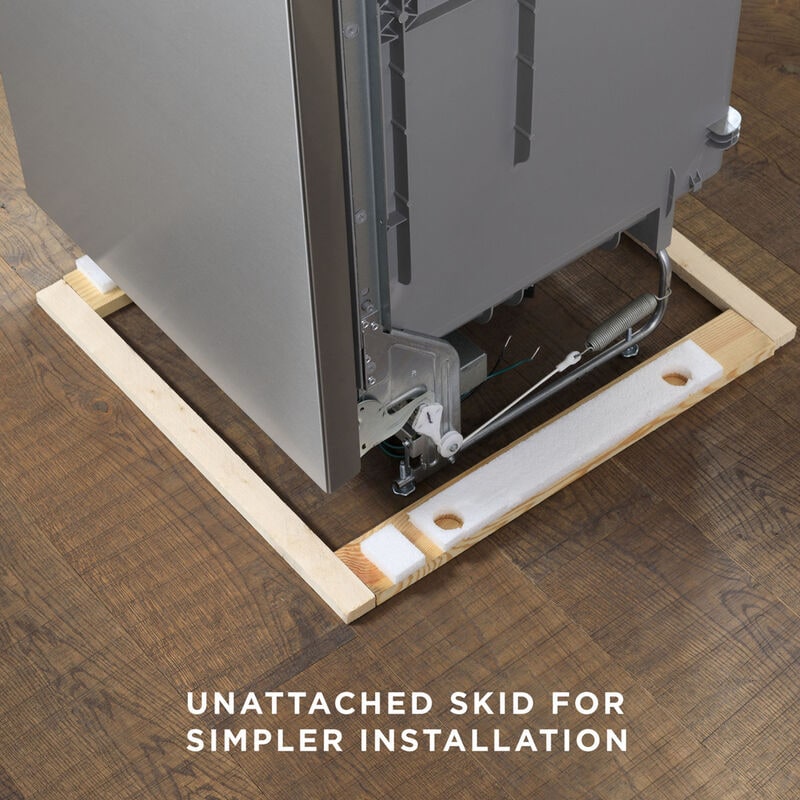 GE 24 in. Front Control Flush-Mount Dishwasher with 55 dBa Sound Level, Dry Boost & Pocket Handle - Stainless Steel, Stainless Steel, hires