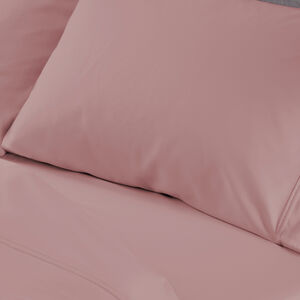 BEDGEAR Basic Twin Size Sheet Set (Ideal for Adj. Bases) - Blush, , hires