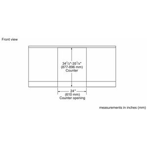 Thermador 24 in. 4.4 cu. ft. Double Refrigerator Drawers - Custom Panel Ready, , hires