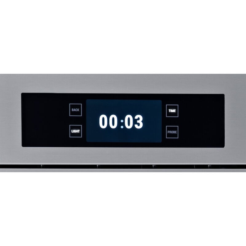 Bertazzoni Professional Series 30 in. 8.2 cu. ft. Top Control Electric Double Wall Oven with Dual Convection - Stainless Steel, , hires