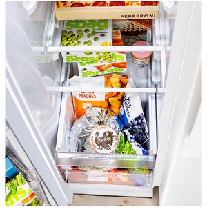 GE 36 in. 28.5 cu. ft. Garage-Ready Side-by-Side Refrigerator - White, White, hires
